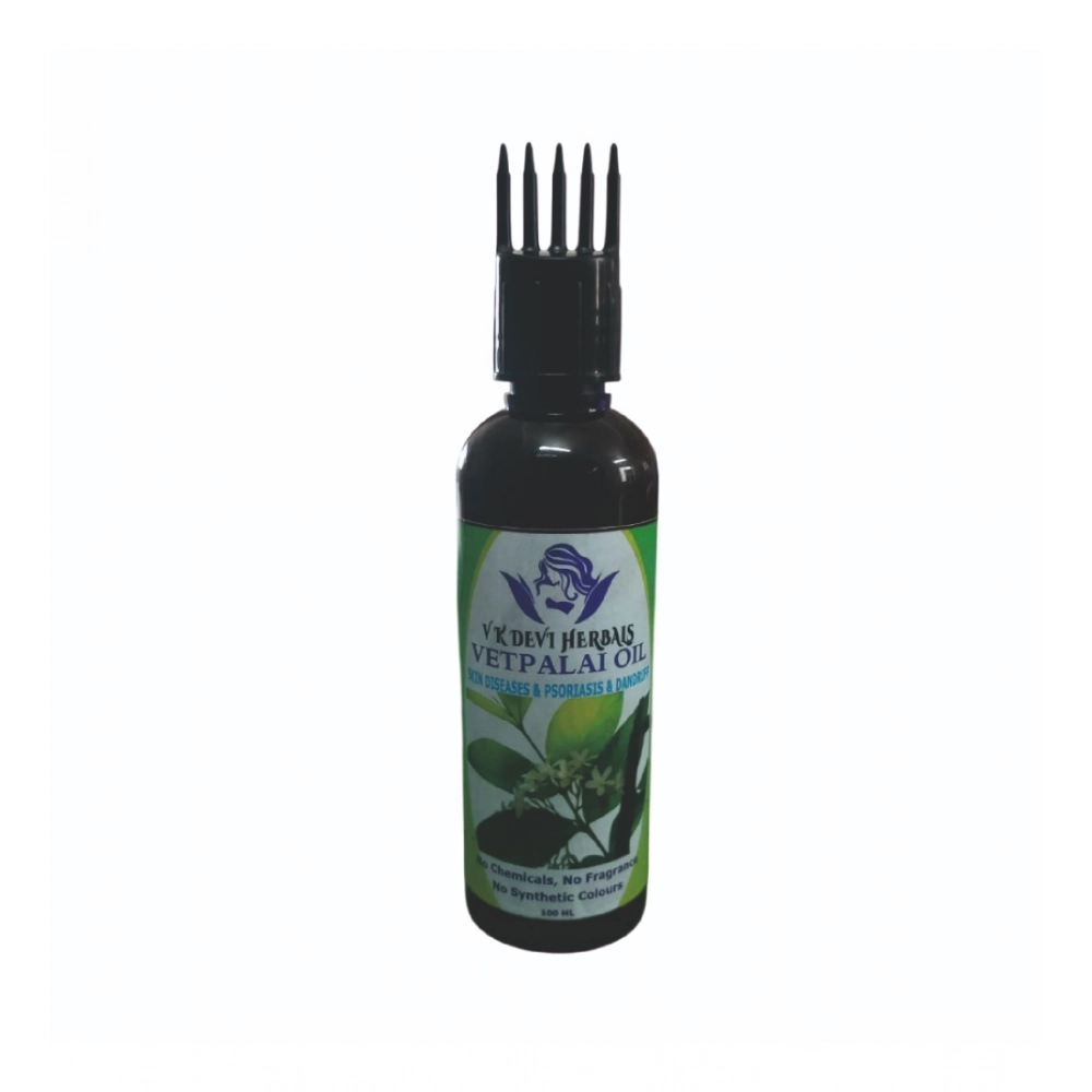 Generic Devi Herbal Vetpalai 100 ML Oil - Anti-Dandruff And Psoriasis Relief Oil
