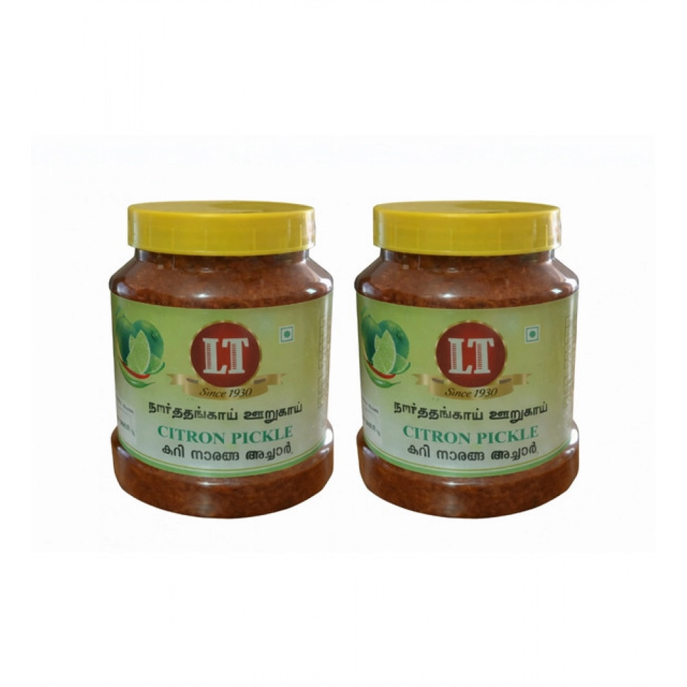 Generic Pack of_2 500GM LT Citron Pickle Traditional Digestive Side Dish (Red)