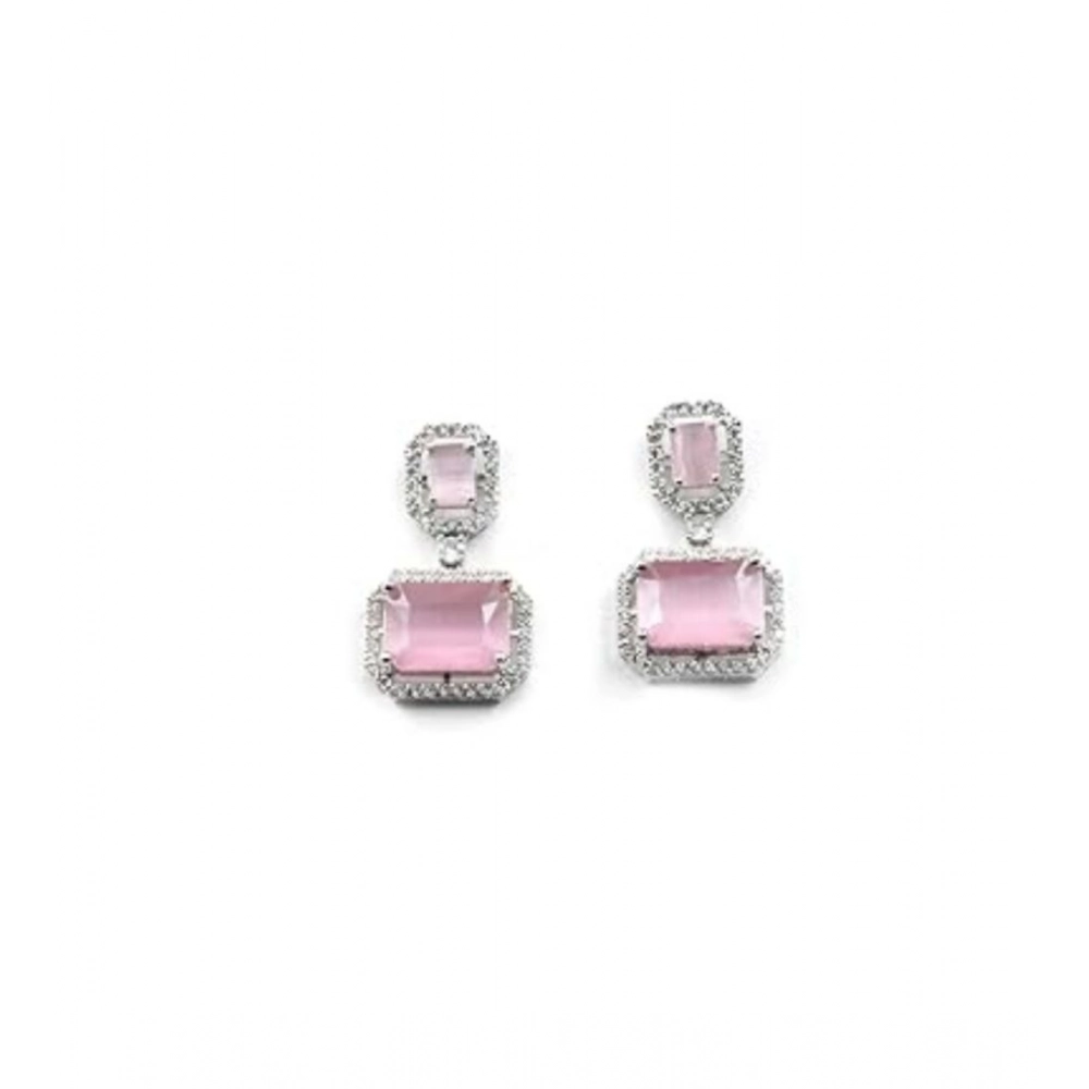 PID-66240-Women-s-Brass-Silver-Plated-Drop-Earrings-Pink-1-1000x1000-1.webp