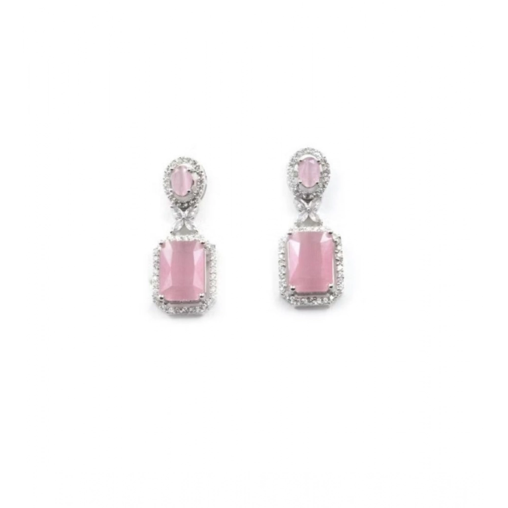 PID-66244-Women-s-Brass-Silver-Plated-Drop-Earrings-Pink-1-1000x1000-1.webp