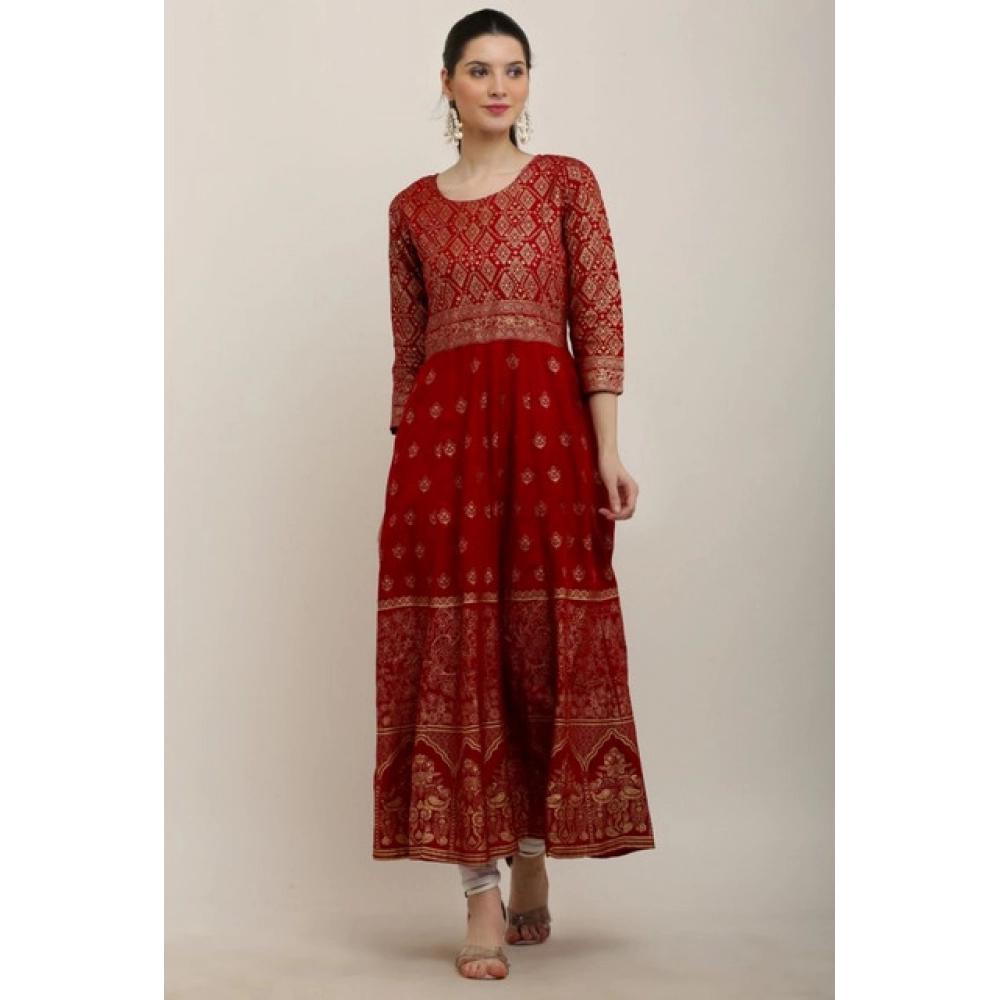 PID-63361-Women-s-Casual-Rayon-3-4th-Sleeves-Dress-Red-1-1000x1000-1.webp
