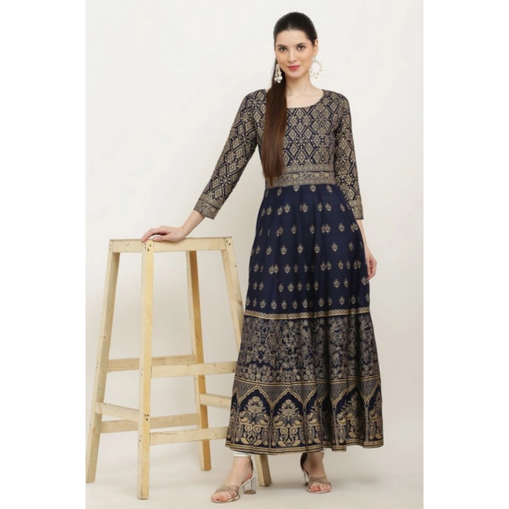 PID-63363-Women-s-Casual-Rayon-3-4th-Sleeves-Dress-Blue-1-1000x1000-1.webp