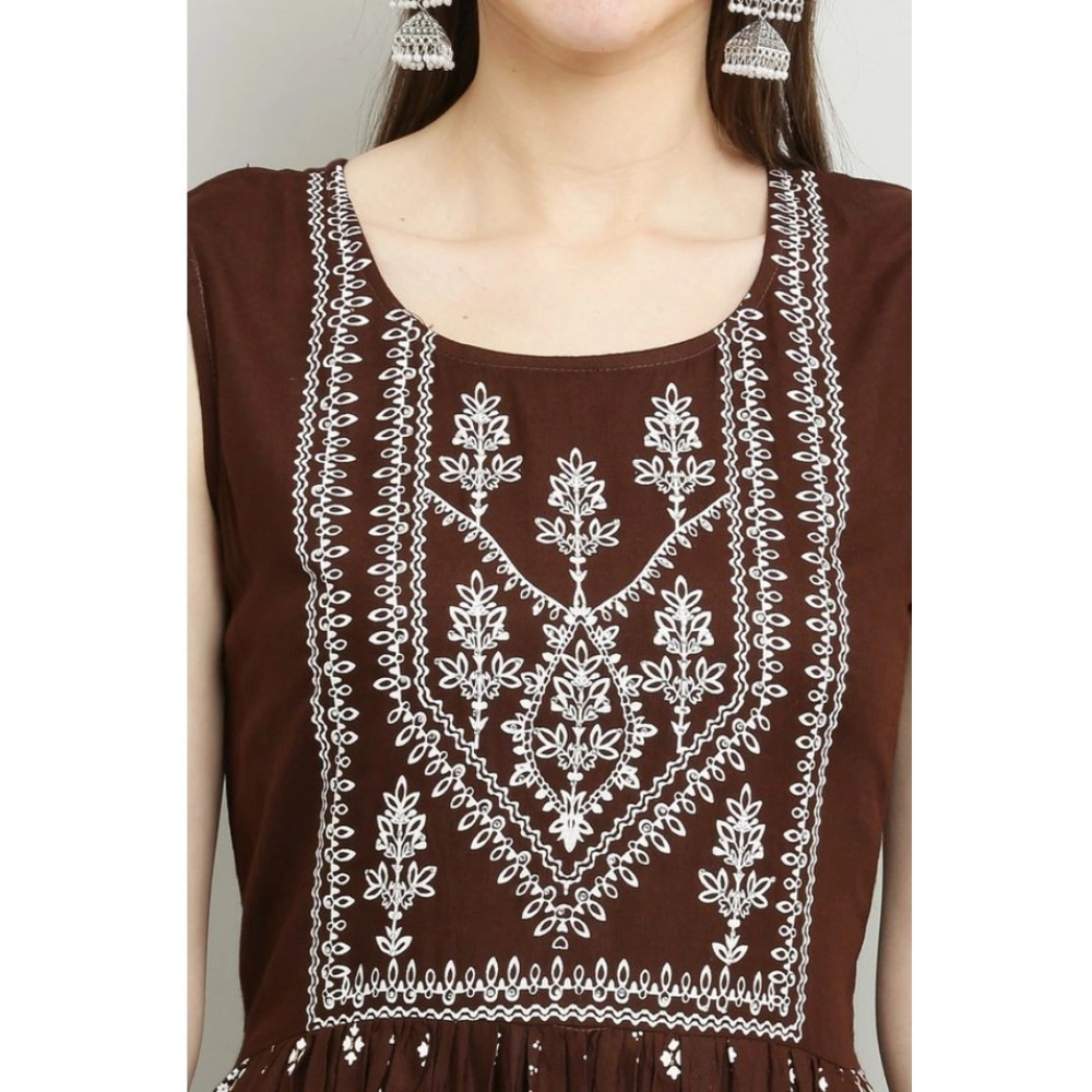PID-63371-Women-s-Casual-Rayon-3-4th-Sleeves-Kurti-Brown-1-1000x1000-1.webp