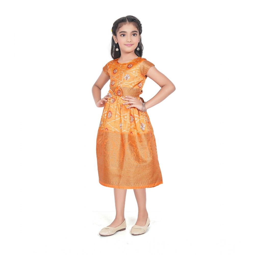 PID-63796-Generic-Girl-s-Brocket-Silk-Printed-Short-Sleeve-Round-Neck-Dress-GREEN-YELLOW-1-1000x1000-1.webp