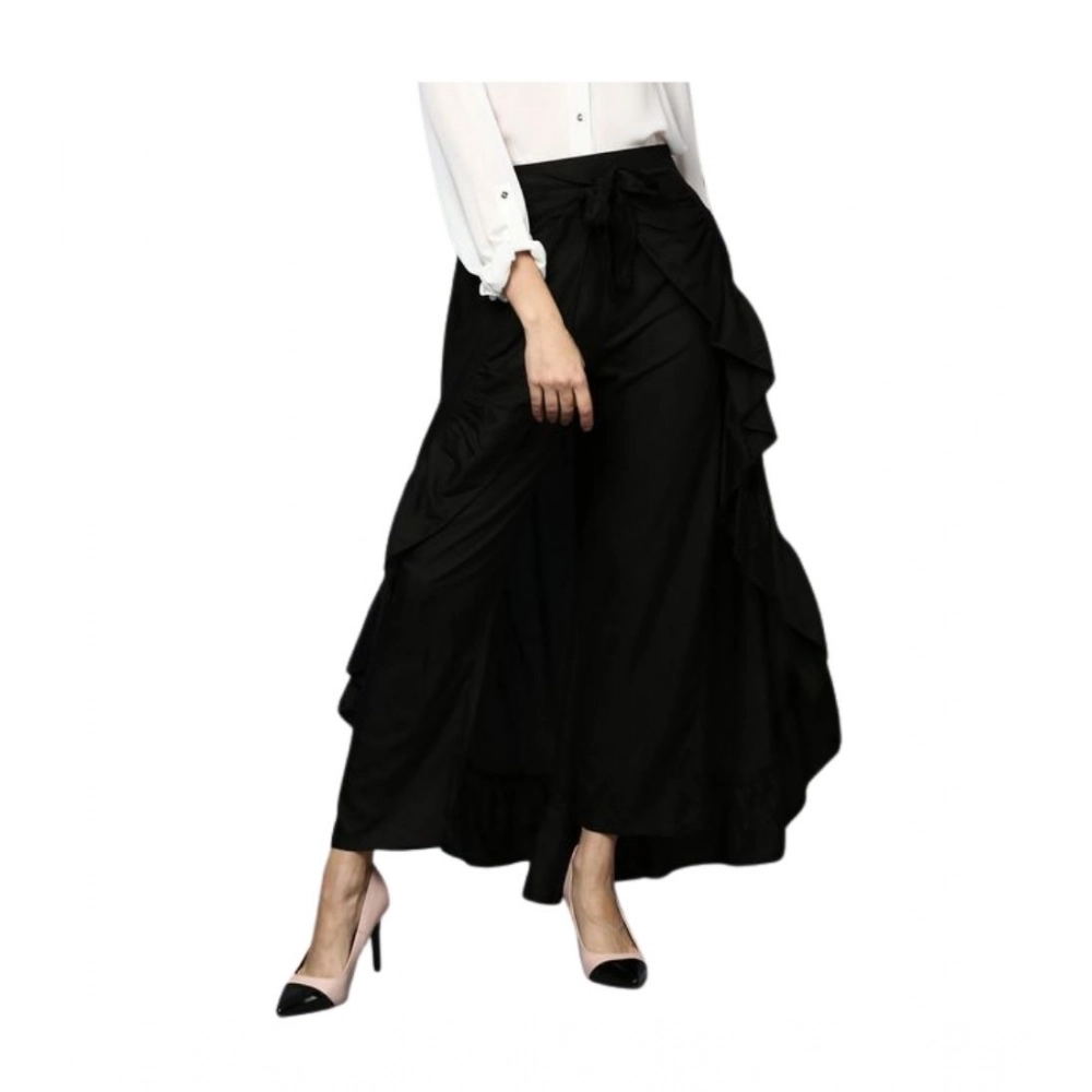 PID-65446-Women-s-Rayon-Ruffled-Elasticated-Skirt-Black-1-1000x1000-1.webp