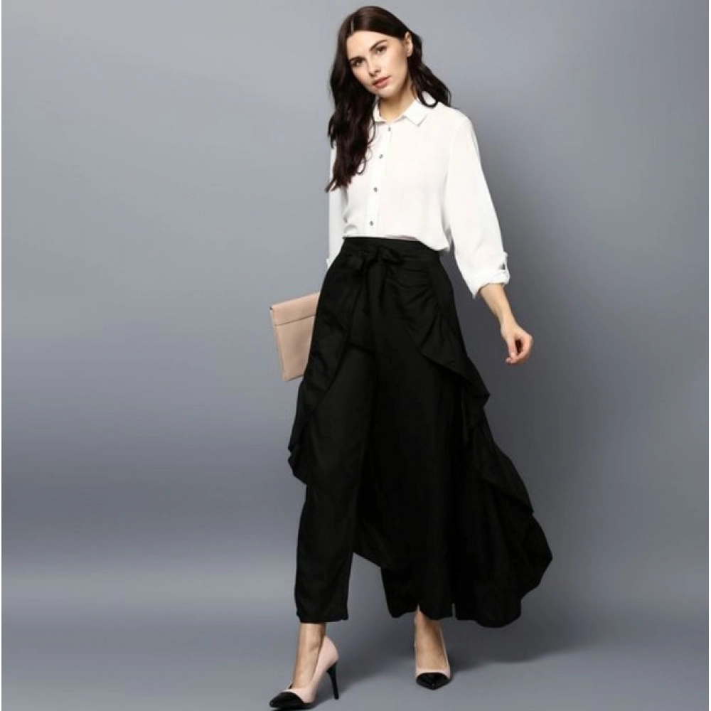 PID-65446-Women-s-Rayon-Ruffled-Elasticated-Skirt-Black-1-1000x1000-1.webp