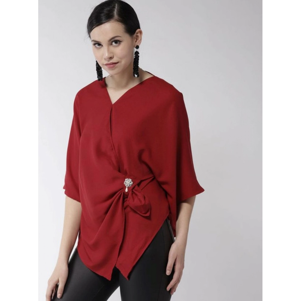 PID-65471-Women-s-Polyester-Solid-Cape-Sleeve-Top-Red-1-1000x1000-1.webp