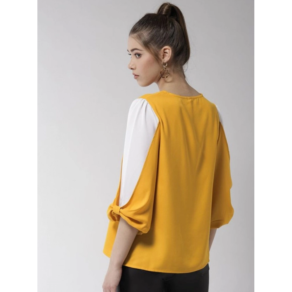 PID-65474-Women-s-Polyester-Colour-Block-Slit-Sleeve-Top-Yellow-and-White-1-1000x1000-1.webp
