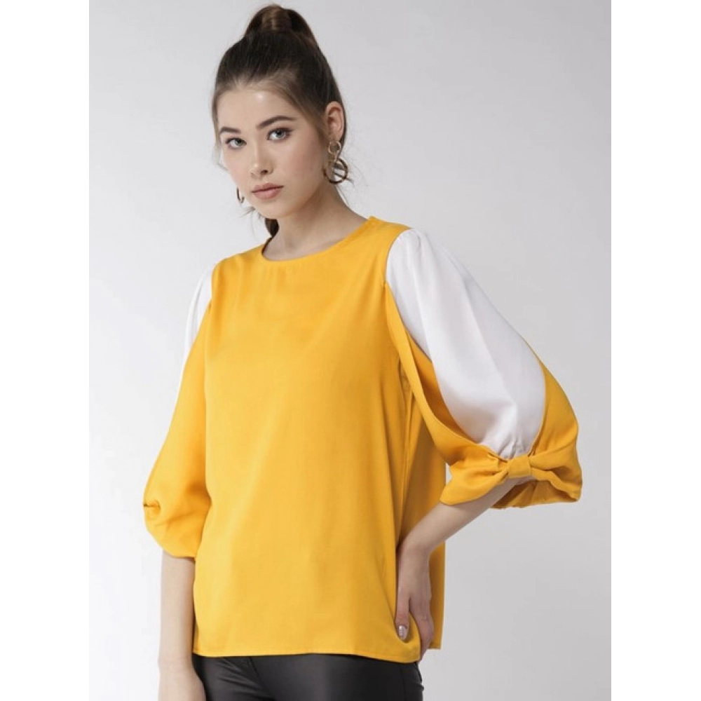 PID-65474-Women-s-Polyester-Colour-Block-Slit-Sleeve-Top-Yellow-and-White-1-1000x1000-1.webp