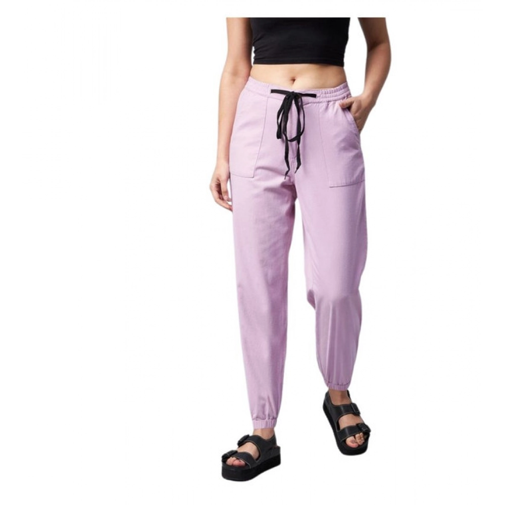 PID-65515-Women-s-Coton-Twill-Solid-Elasticated-Trousers-Lavender-1-1000x1000-1.webp