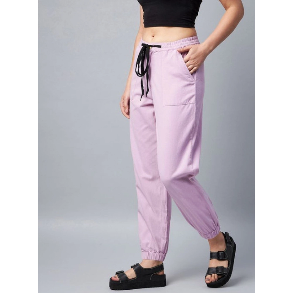 PID-65515-Women-s-Coton-Twill-Solid-Elasticated-Trousers-Lavender-1-1000x1000-1.webp