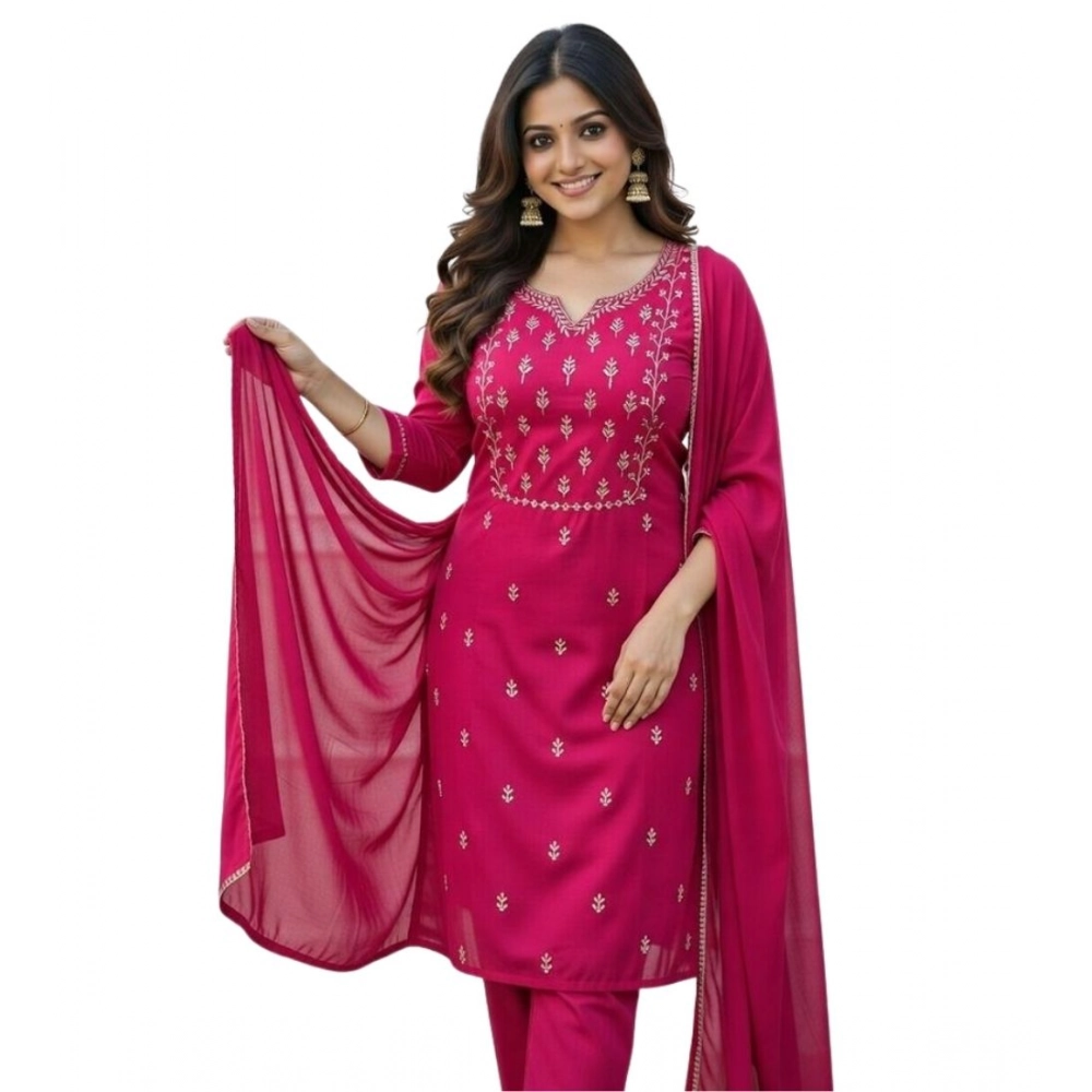 PID-65965-Women-s-Georgette-Ethnic-Motif-V-Neck-Three-Quarter-Sleeve-Kurti-With-Pant-Dupatta-Set-P-1000x1000-1.webp