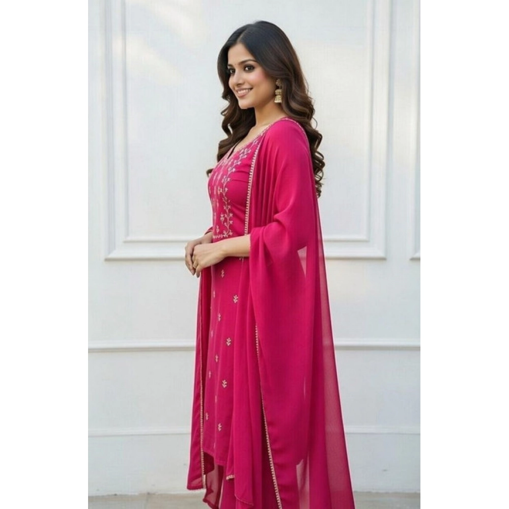 PID-65965-Women-s-Georgette-Ethnic-Motif-V-Neck-Three-Quarter-Sleeve-Kurti-With-Pant-Dupatta-Set-P-1000x1000-1.webp