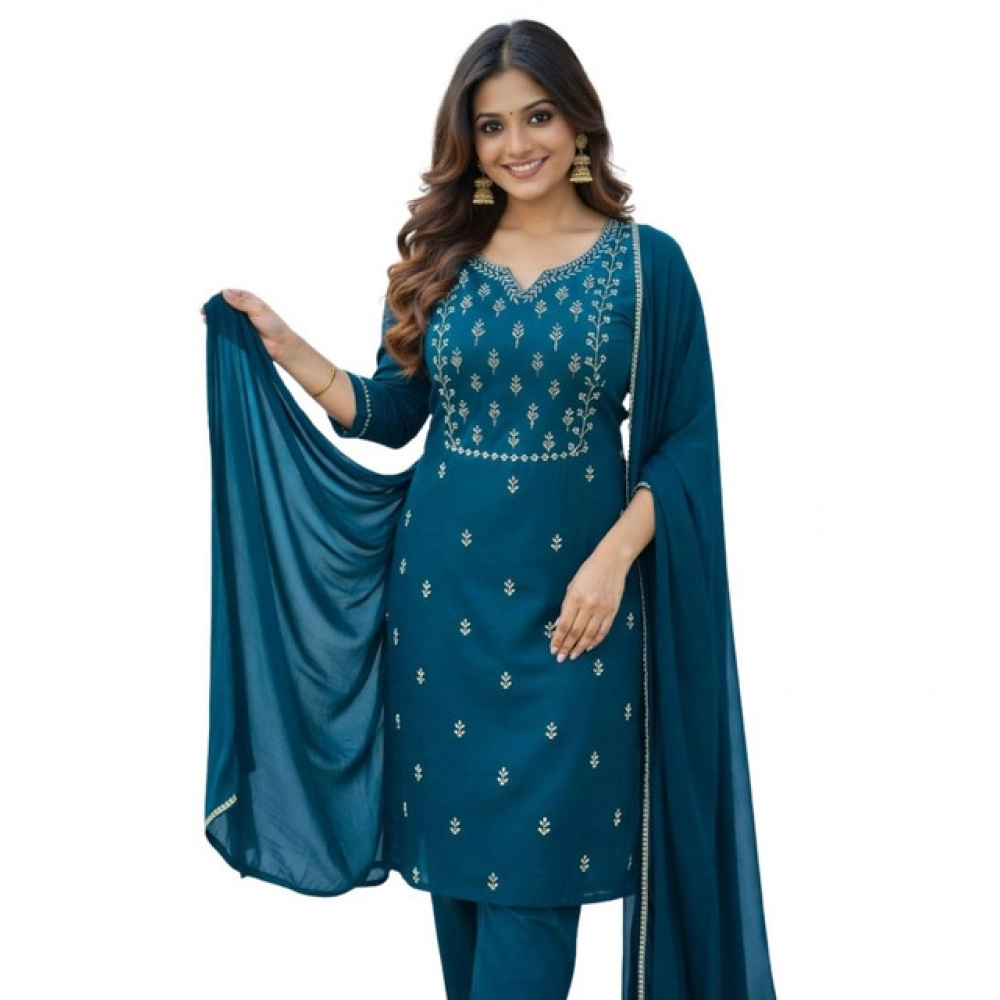 PID-65967-Women-s-Georgette-Ethnic-Motif-V-Neck-Three-Quarter-Sleeve-Kurti-With-Pant-Dupatta-Set-T-1000x1000-1.webp