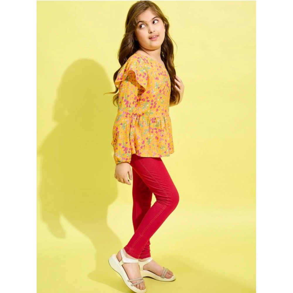 PID-66003-Girl-s-One-Shoulder-Pattern-Floral-Jeggings-Set-Yellow-Red-2-1000x1000-1.webp