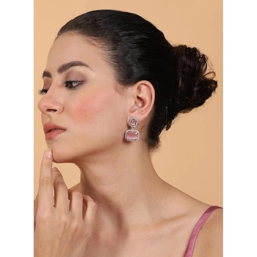 PID-66240-Women-s-Brass-Silver-Plated-Drop-Earrings-Pink-1-1000x1000-1.webp