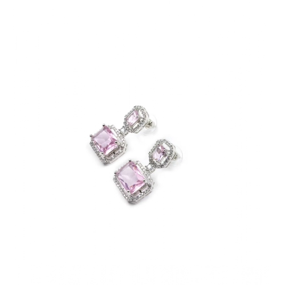 PID-66242-Women-s-Brass-Silver-Plated-Drop-Earrings-Pink-1-1000x1000-1.webp