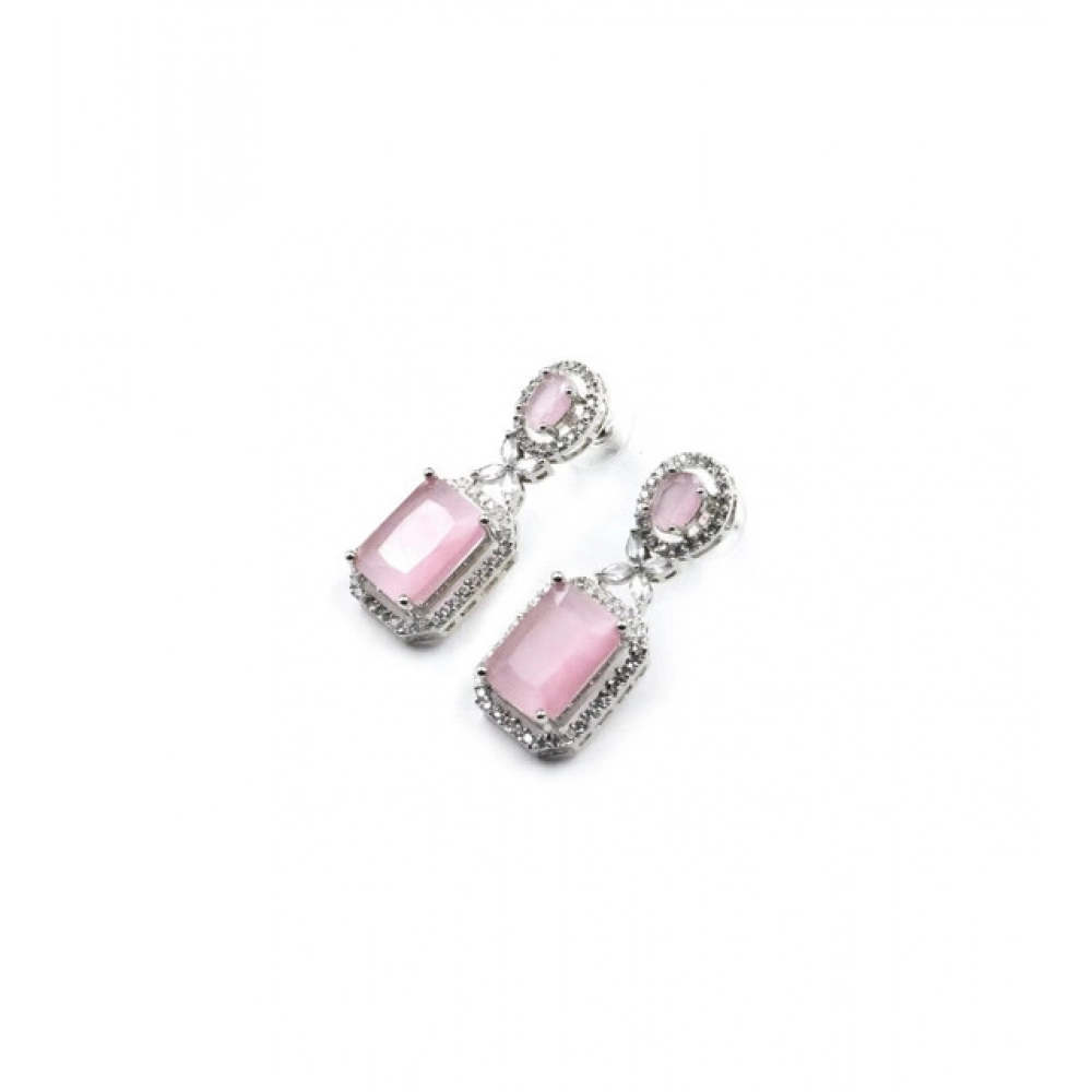 PID-66244-Women-s-Brass-Silver-Plated-Drop-Earrings-Pink-1-1000x1000-1.webp