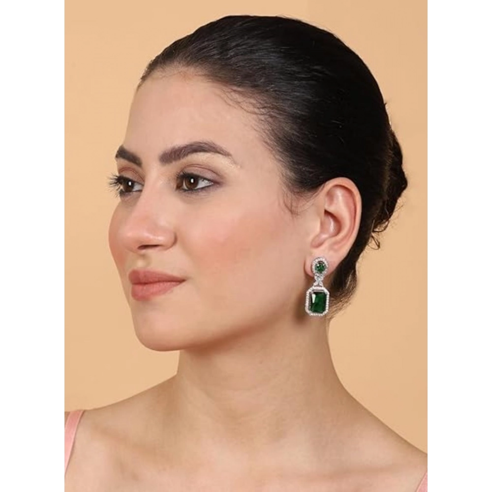 PID-66247-Women-s-Brass-Silver-Plated-Drop-Earrings-Green-1-1000x1000-1.webp