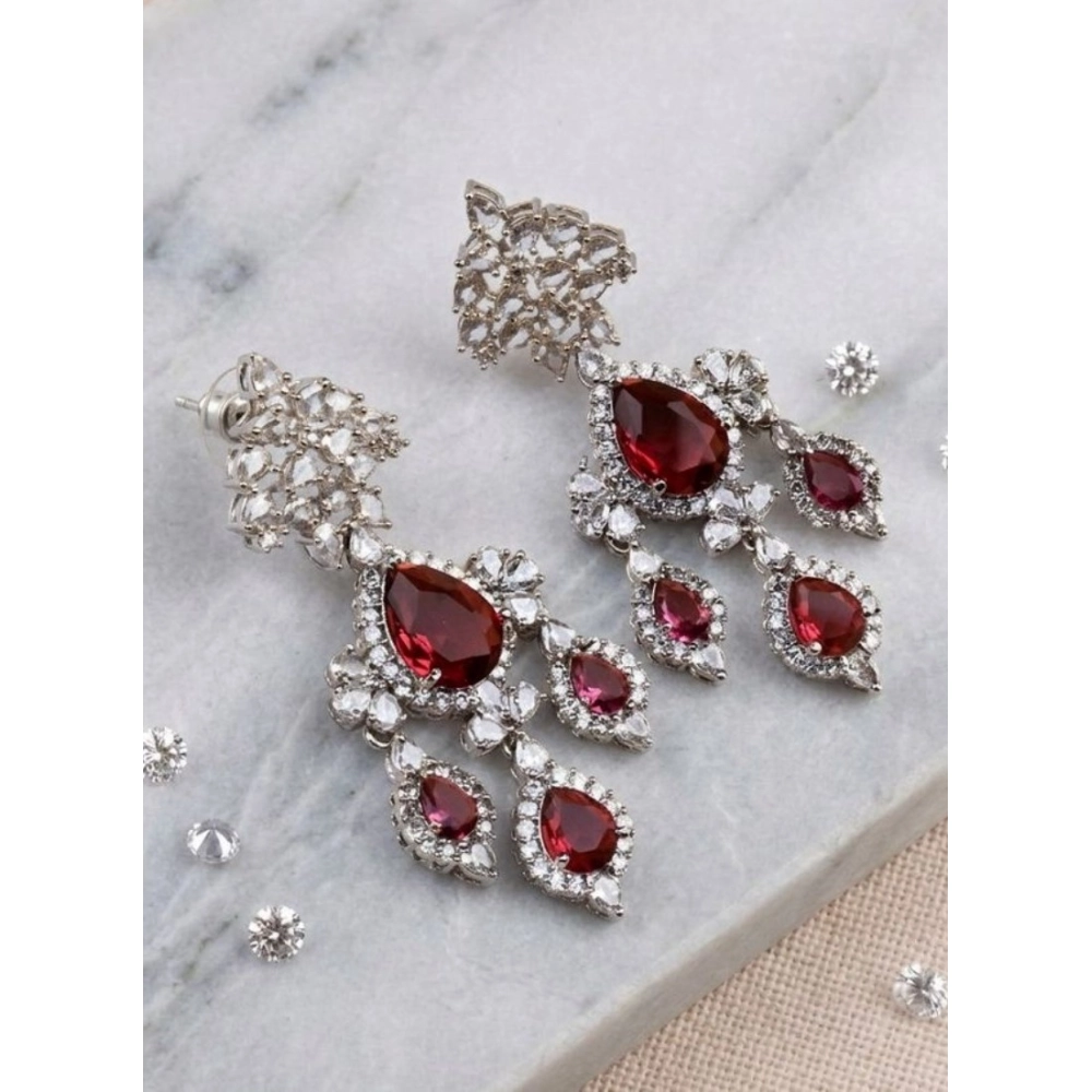 PID-66271-Women-s-Brass-Silver-Plated-Drop-Earrings-Red-1-1000x1000-1.webp
