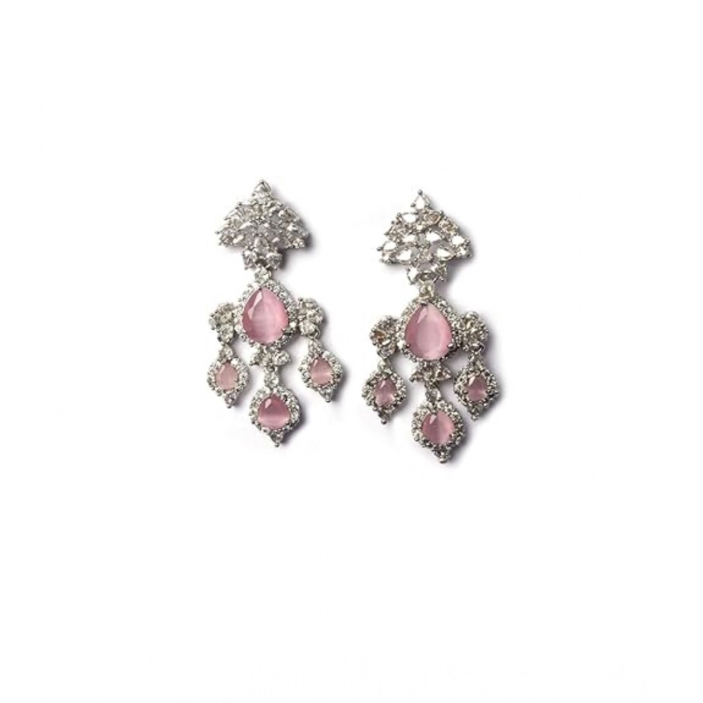 PID-66272-Women-s-Brass-Silver-Plated-Drop-Earrings-Pink-1-1000x1000-1.webp