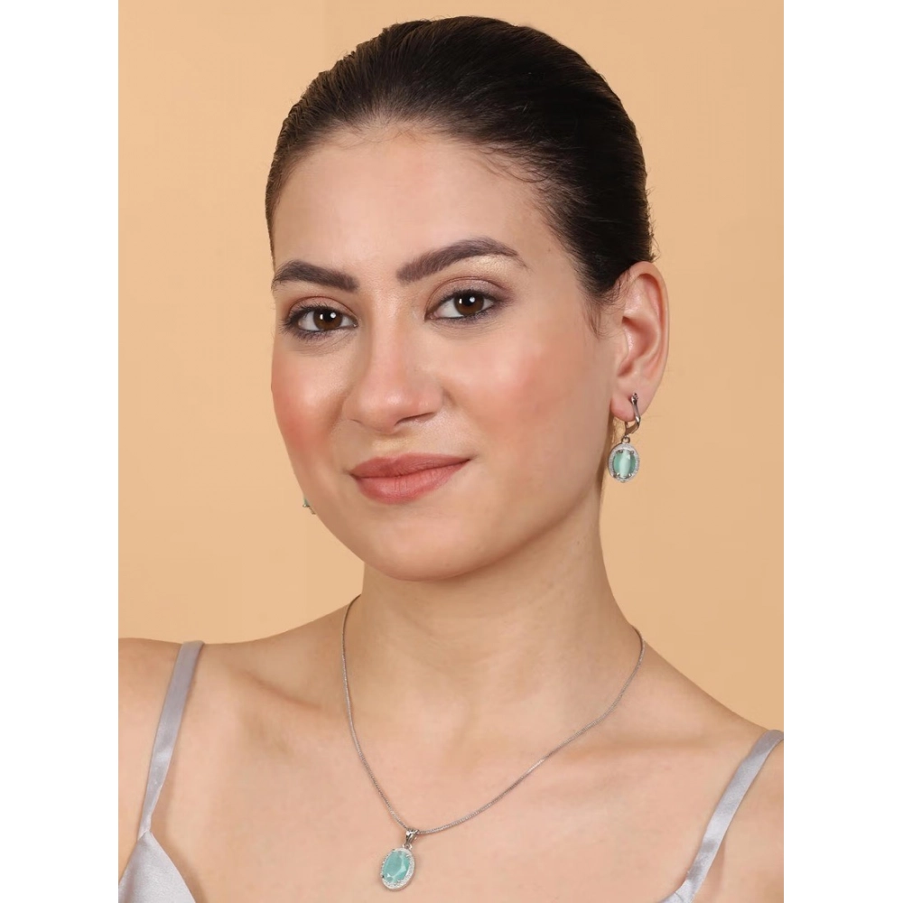 PID-66279-Women-s-Brass-Silver-Plated-Pendant-Set-Turquoise-1-1000x1000-1.webp