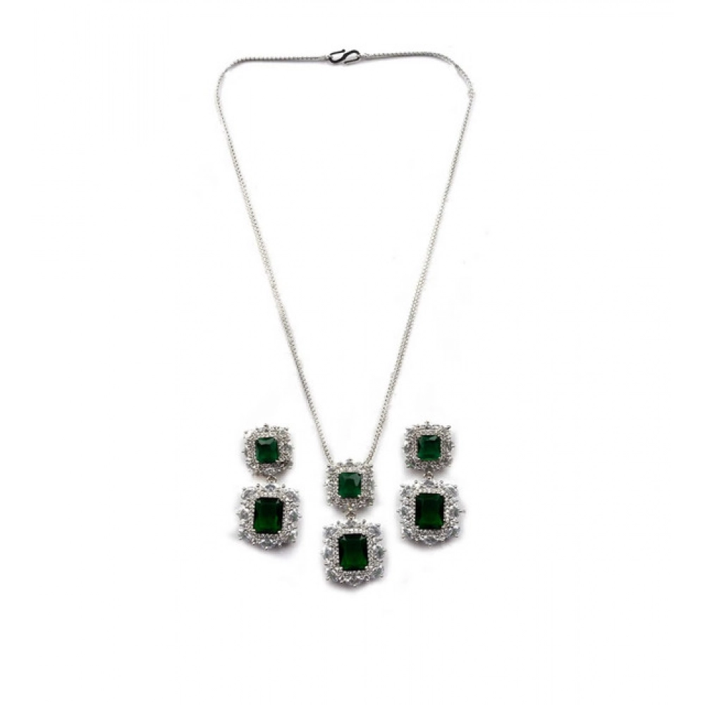 PID-66288-Women-s-Brass-Silver-Plated-Pendant-Set-Green-1-1000x1000-1.webp