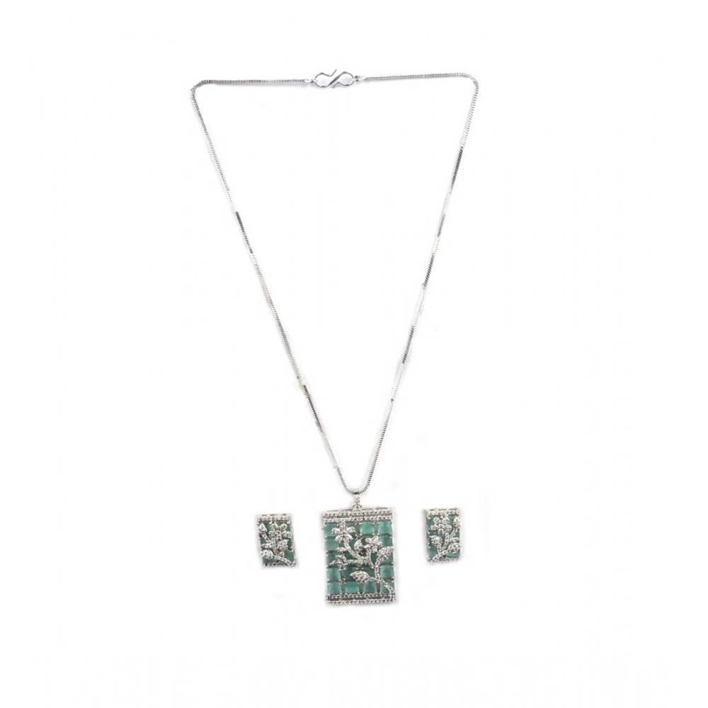 PID-66294-Women-s-Brass-Silver-Plated-Pendant-Set-Turquoise-1-1000x1000-1.webp