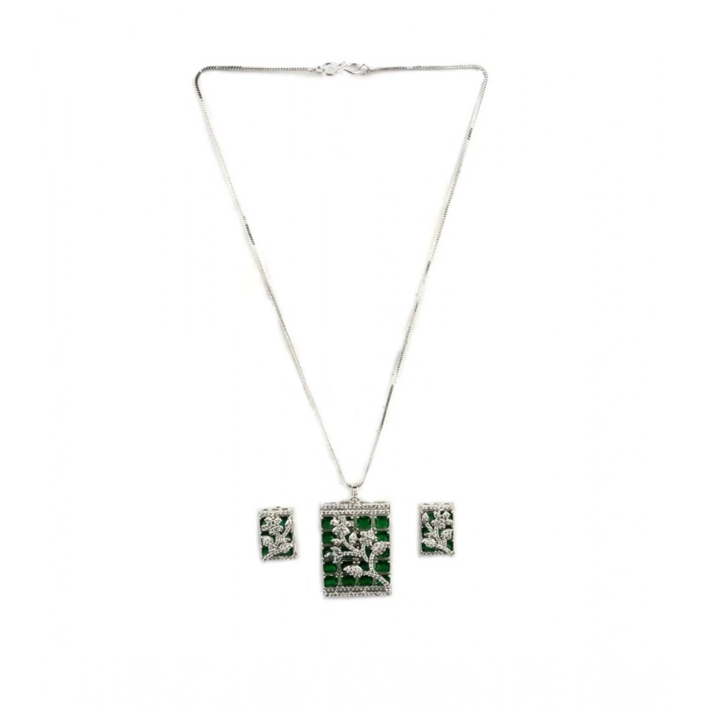 PID-66296-Women-s-Brass-Silver-Plated-Pendant-Set-Green-1-1000x1000-1.webp