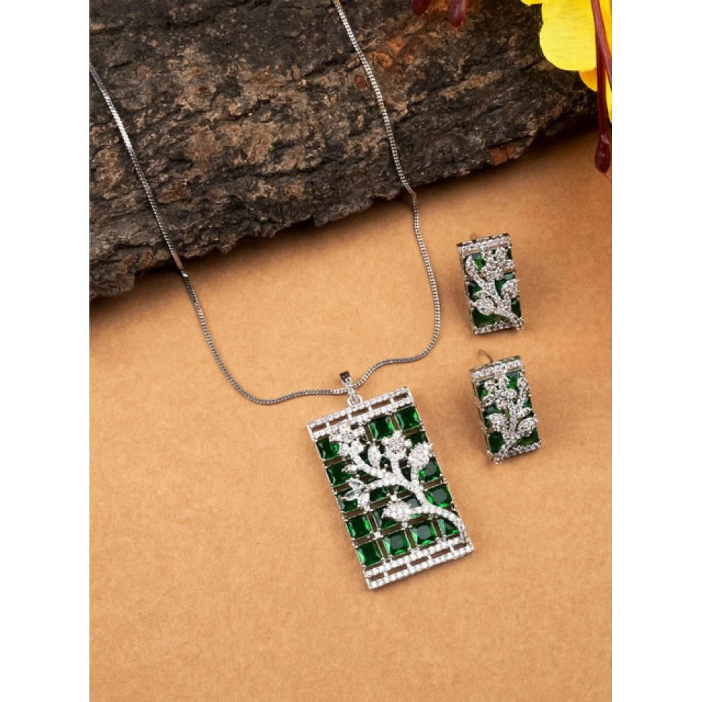 PID-66296-Women-s-Brass-Silver-Plated-Pendant-Set-Green-1-1000x1000-1.webp