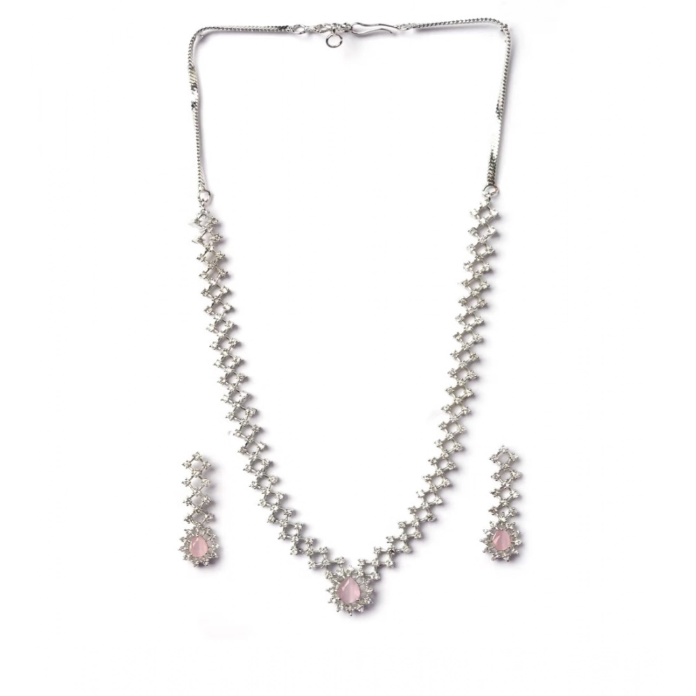 PID-66311-Women-s-Brass-Silver-Plated-Necklace-set-Pink-1-1000x1000-1.webp