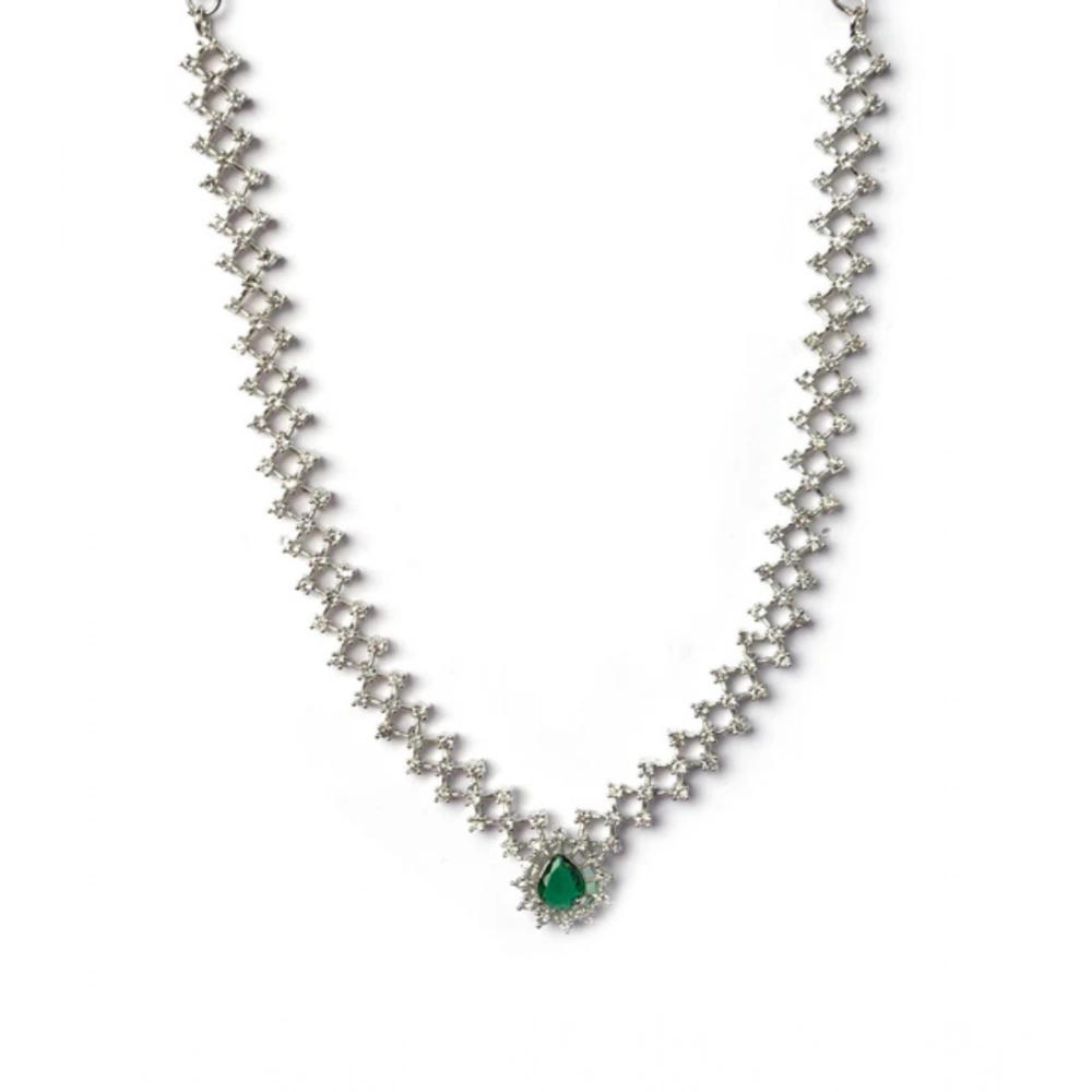 PID-66313-Women-s-Brass-Silver-Plated-Necklace-set-Green-1-1000x1000-1.webp