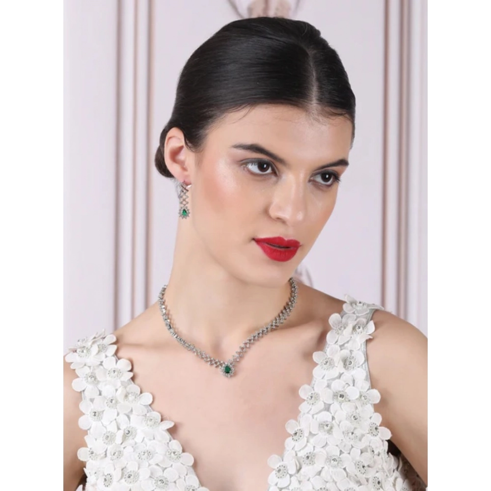 PID-66313-Women-s-Brass-Silver-Plated-Necklace-set-Green-1-1000x1000-1.webp