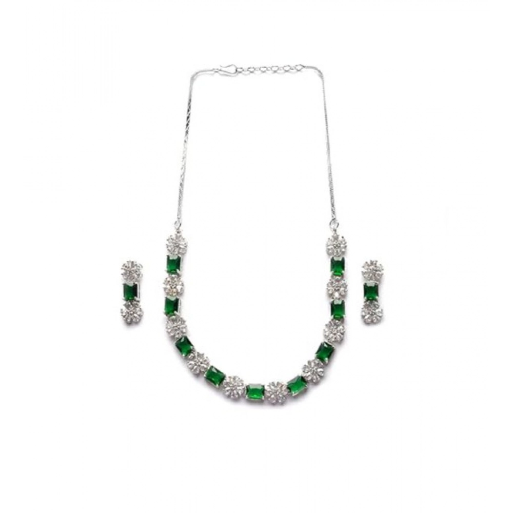 PID-66315-Women-s-Brass-Silver-Plated-Necklace-set-Green-1-1000x1000-1.webp