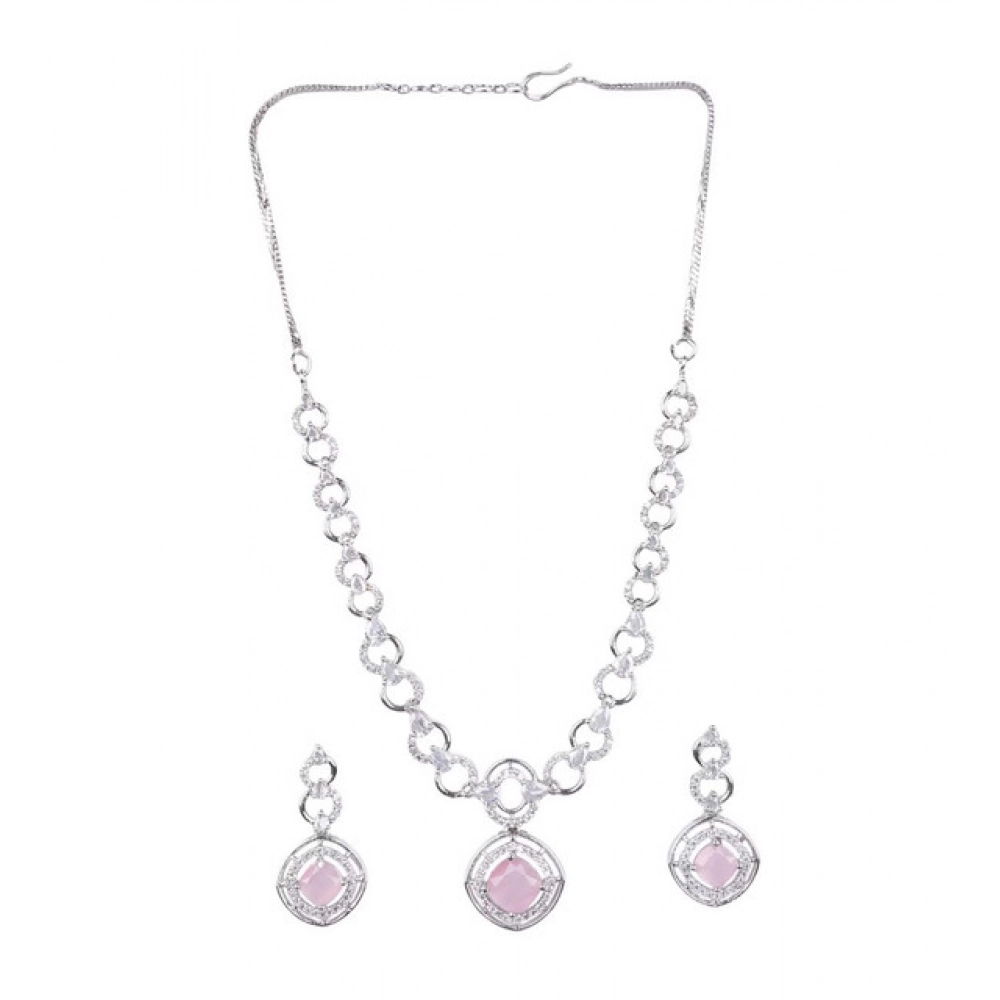 PID-66318-Women-s-Brass-Silver-Plated-Necklace-set-Pink-1-1000x1000-1.webp