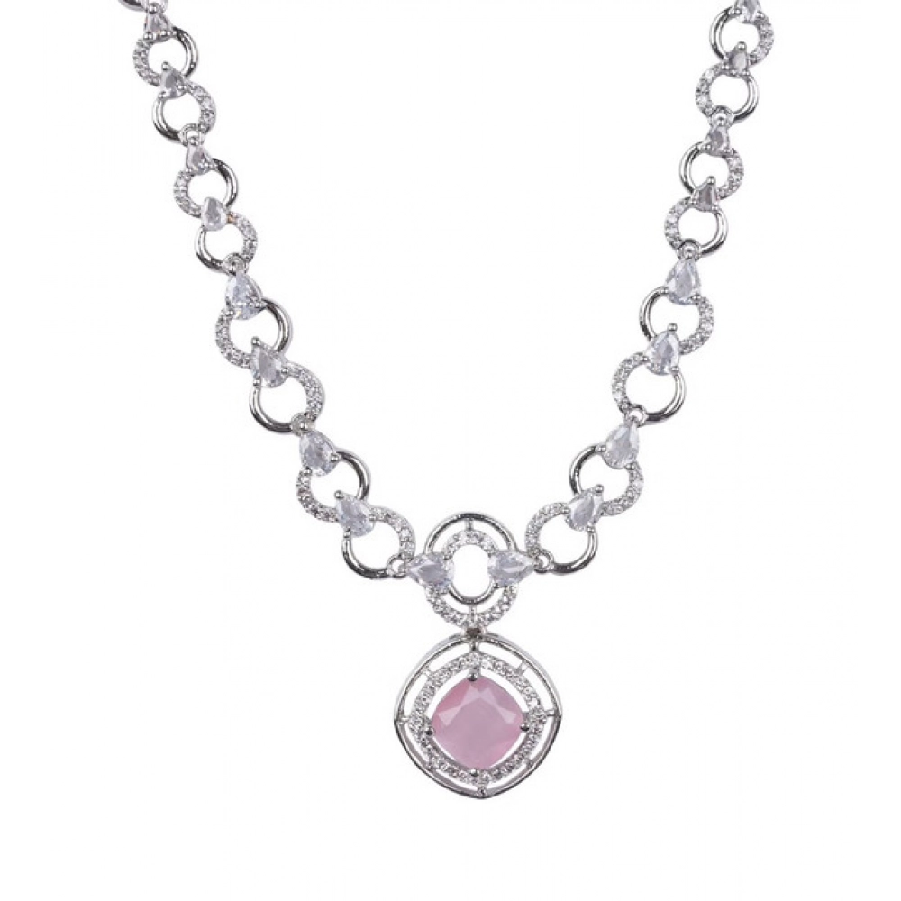 PID-66318-Women-s-Brass-Silver-Plated-Necklace-set-Pink-1-1000x1000-1.webp