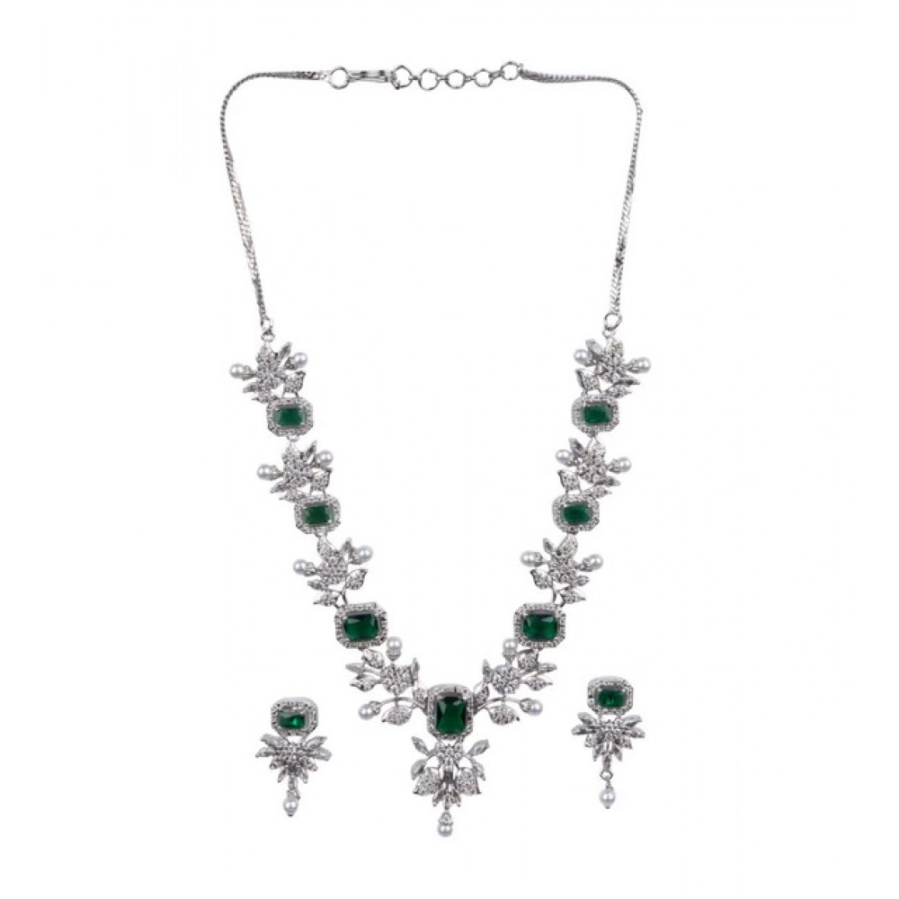PID-66324-Women-s-Brass-Silver-Plated-Necklace-set-Green-1-1000x1000-1.webp