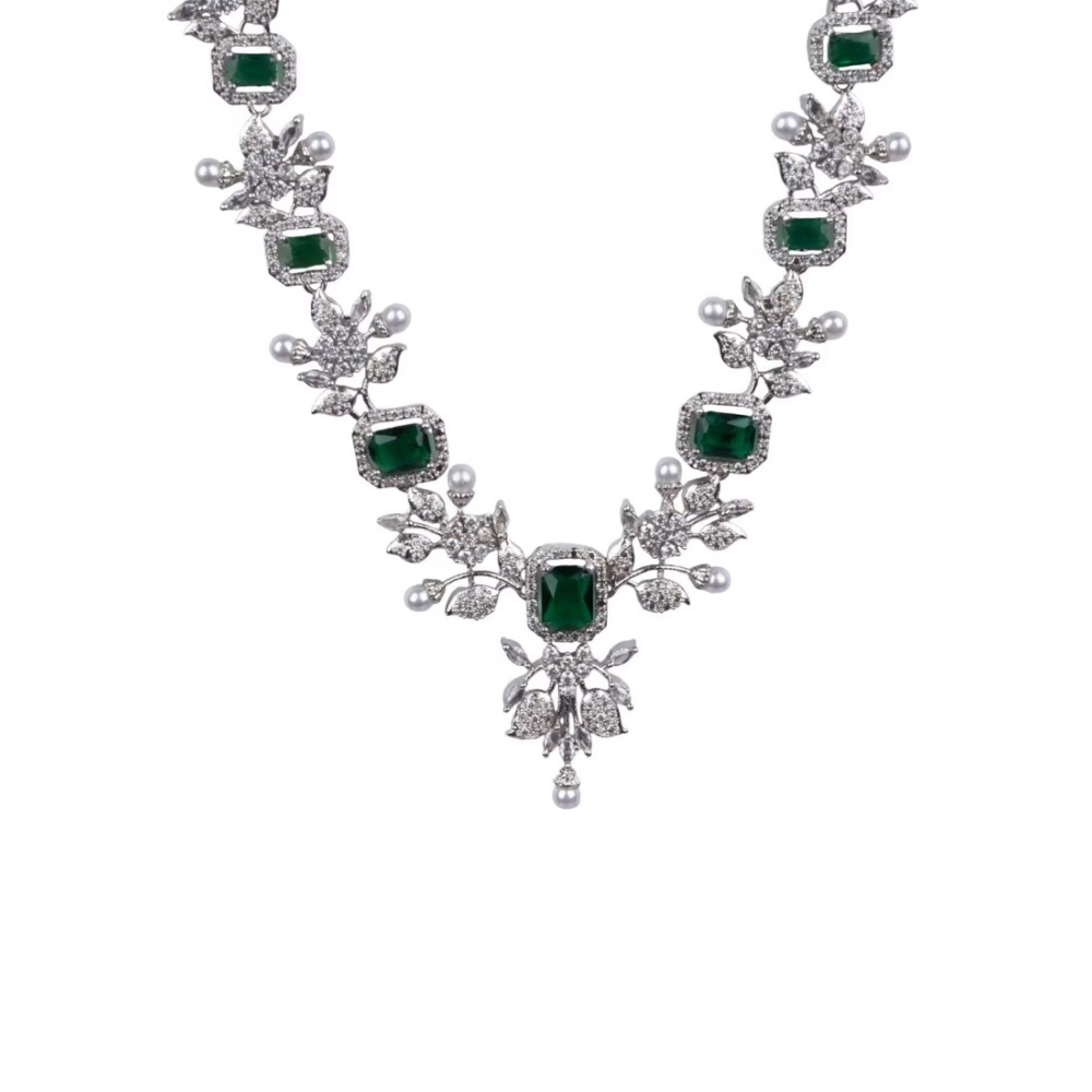PID-66324-Women-s-Brass-Silver-Plated-Necklace-set-Green-1-1000x1000-1.webp