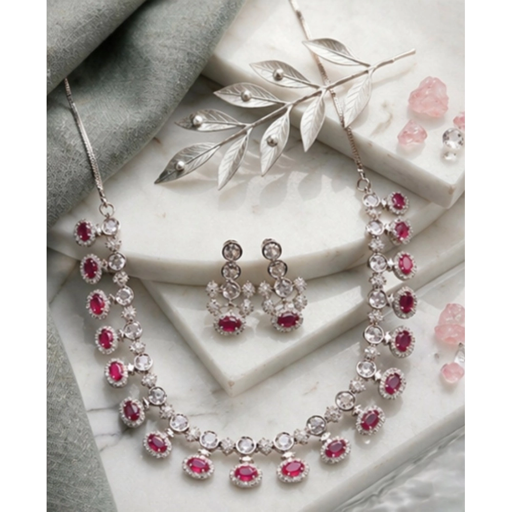 PID-66325-Women-s-Brass-Silver-Plated-Necklace-set-Red-1-1000x1000-1.webp