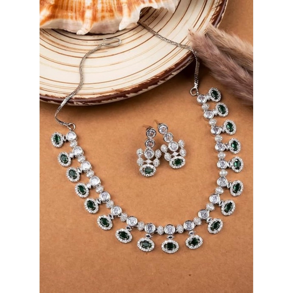 PID-66328-Women-s-Brass-Silver-Plated-Necklace-set-Green-1-1000x1000-1.webp