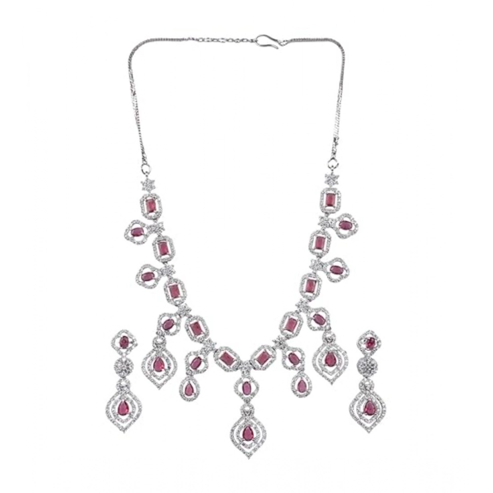 PID-66341-Women-s-Brass-Silver-Plated-Necklace-set-Red-1-1000x1000-1.webp