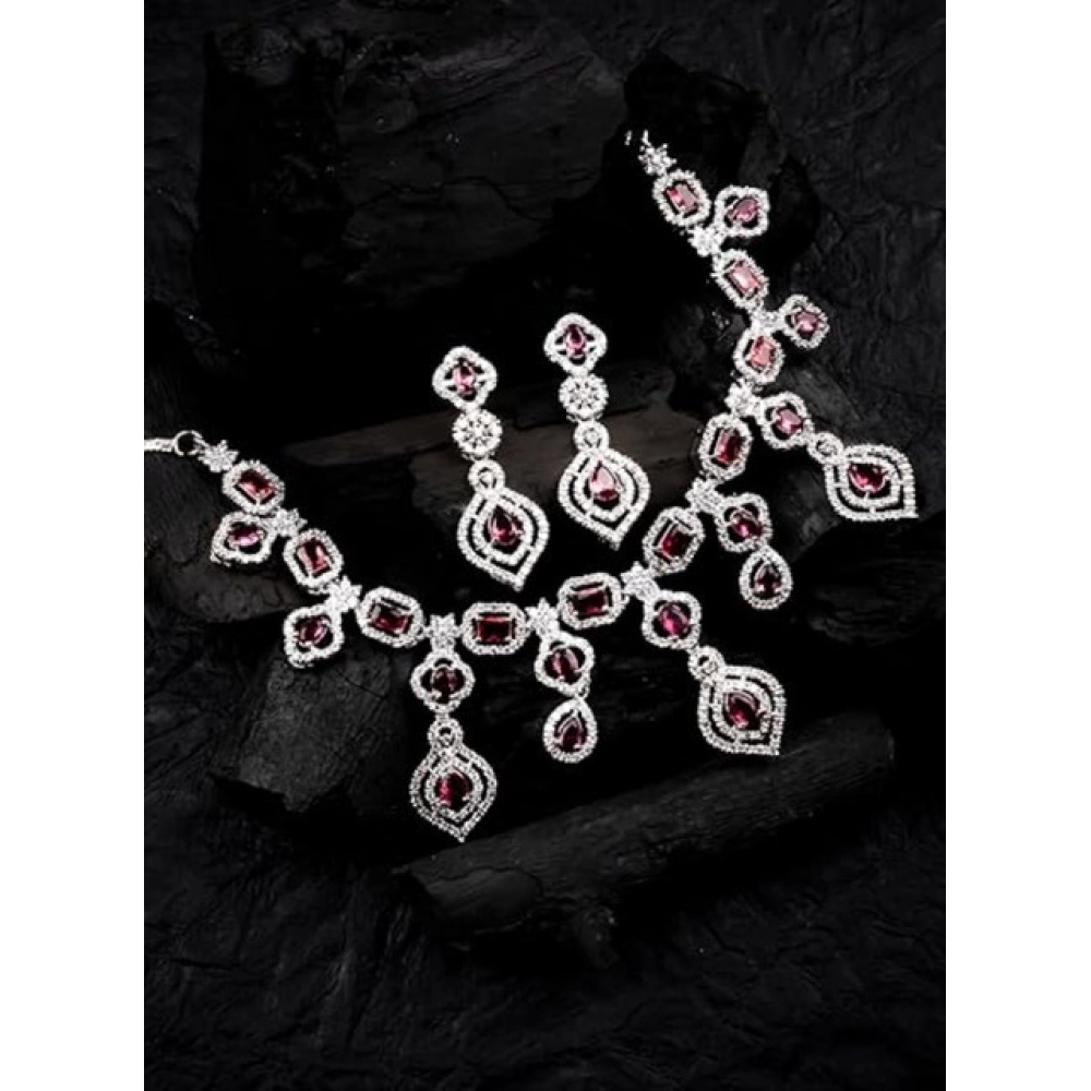 PID-66341-Women-s-Brass-Silver-Plated-Necklace-set-Red-1-1000x1000-1.webp