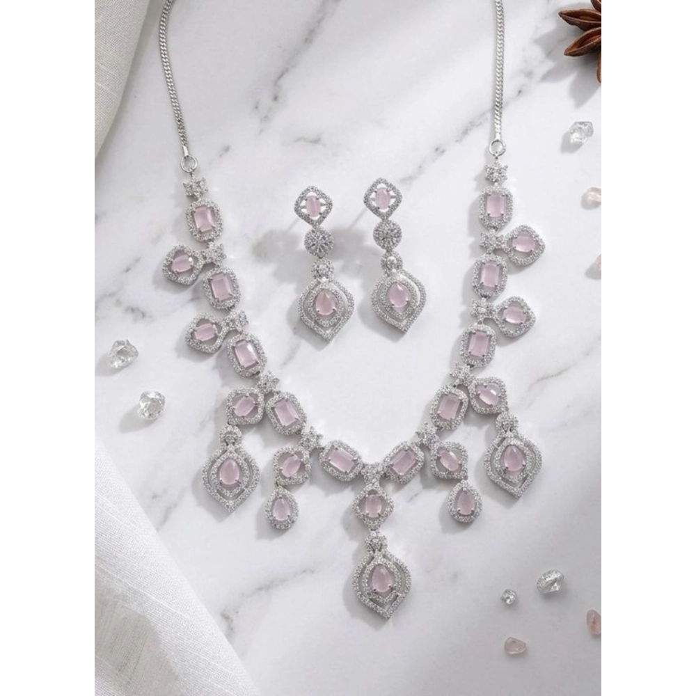 PID-66342-Women-s-Brass-Silver-Plated-Necklace-set-Pink-1-1000x1000-1.webp