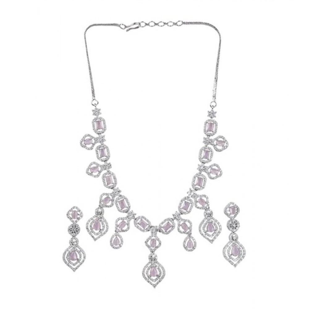 PID-66342-Women-s-Brass-Silver-Plated-Necklace-set-Pink-1-1000x1000-1.webp