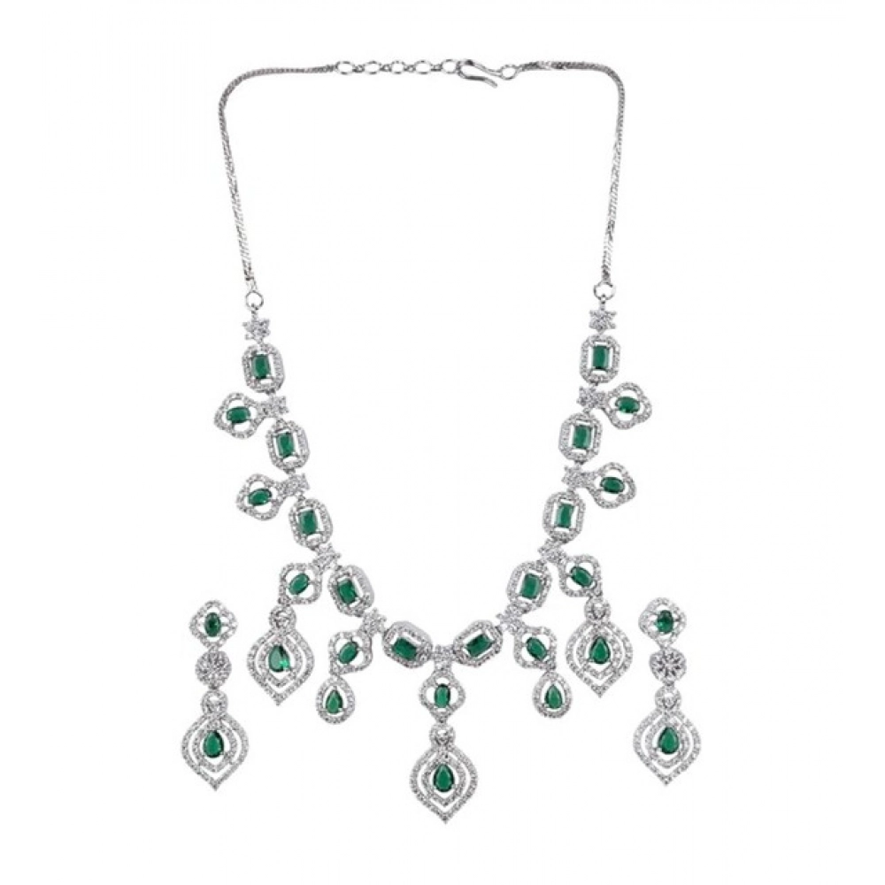 PID-66344-Women-s-Brass-Silver-Plated-Necklace-set-Green-1-1000x1000-1.webp