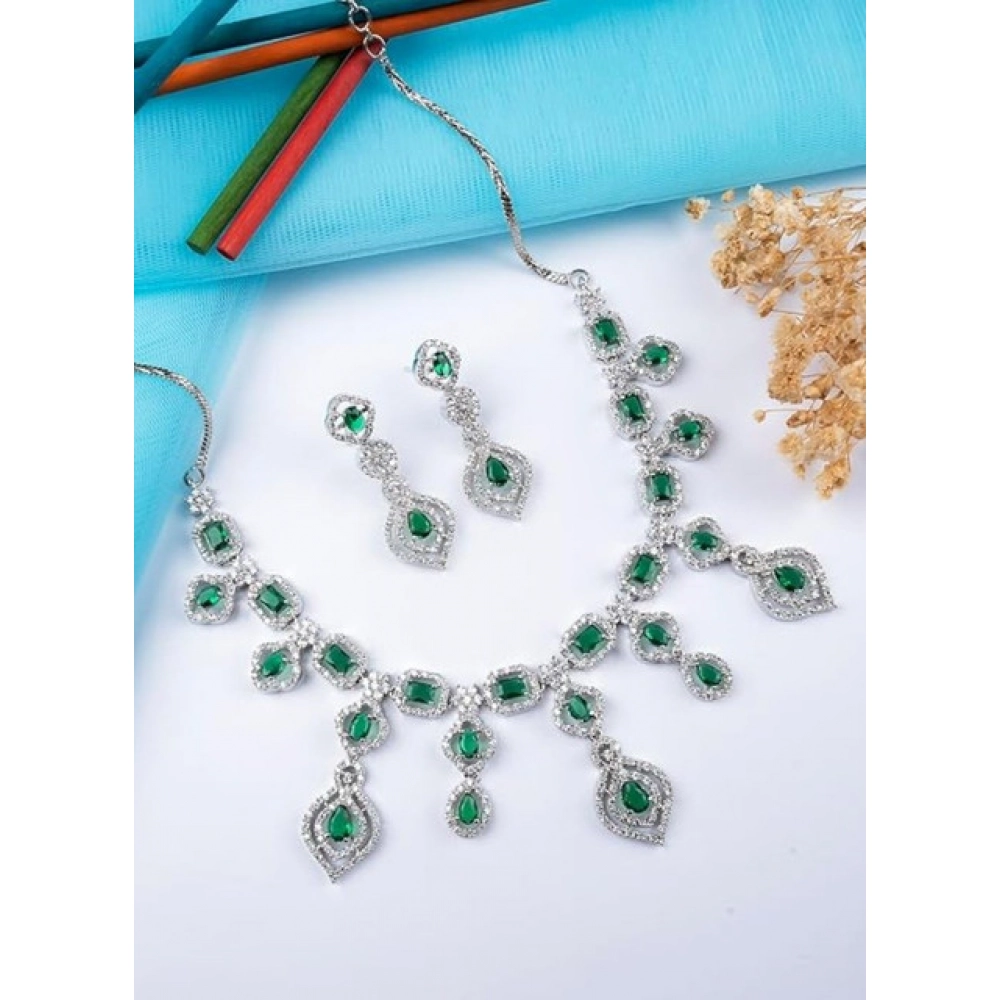 PID-66344-Women-s-Brass-Silver-Plated-Necklace-set-Green-1-1000x1000-1.webp