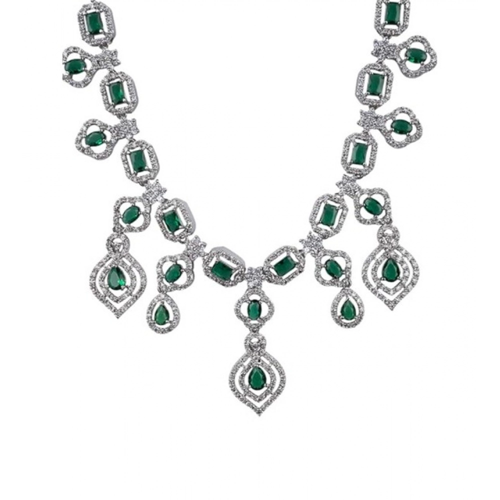 PID-66344-Women-s-Brass-Silver-Plated-Necklace-set-Green-1-1000x1000-1.webp