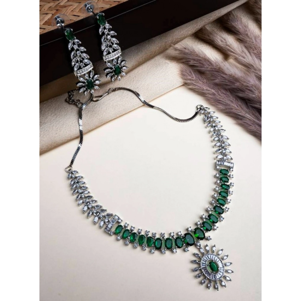 PID-66347-Women-s-Brass-Silver-Plated-Necklace-set-Green-1-1000x1000-1.webp