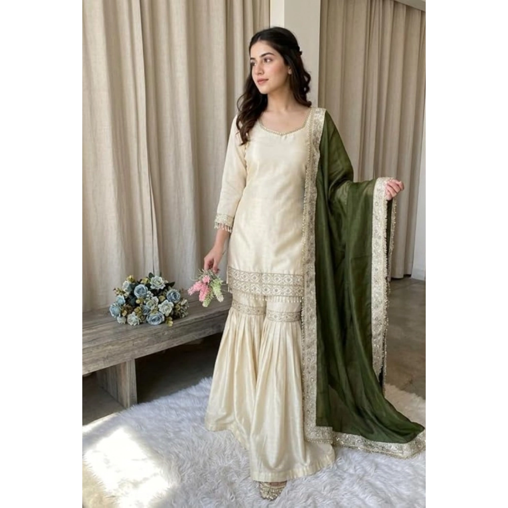 PID-66484-Women-s-Silk-Embroidered-3-4th-Sleeve-Round-Kurti-With-Palazzo-and-Dupatta-Set-Cream-1-1000x1000-1.webp