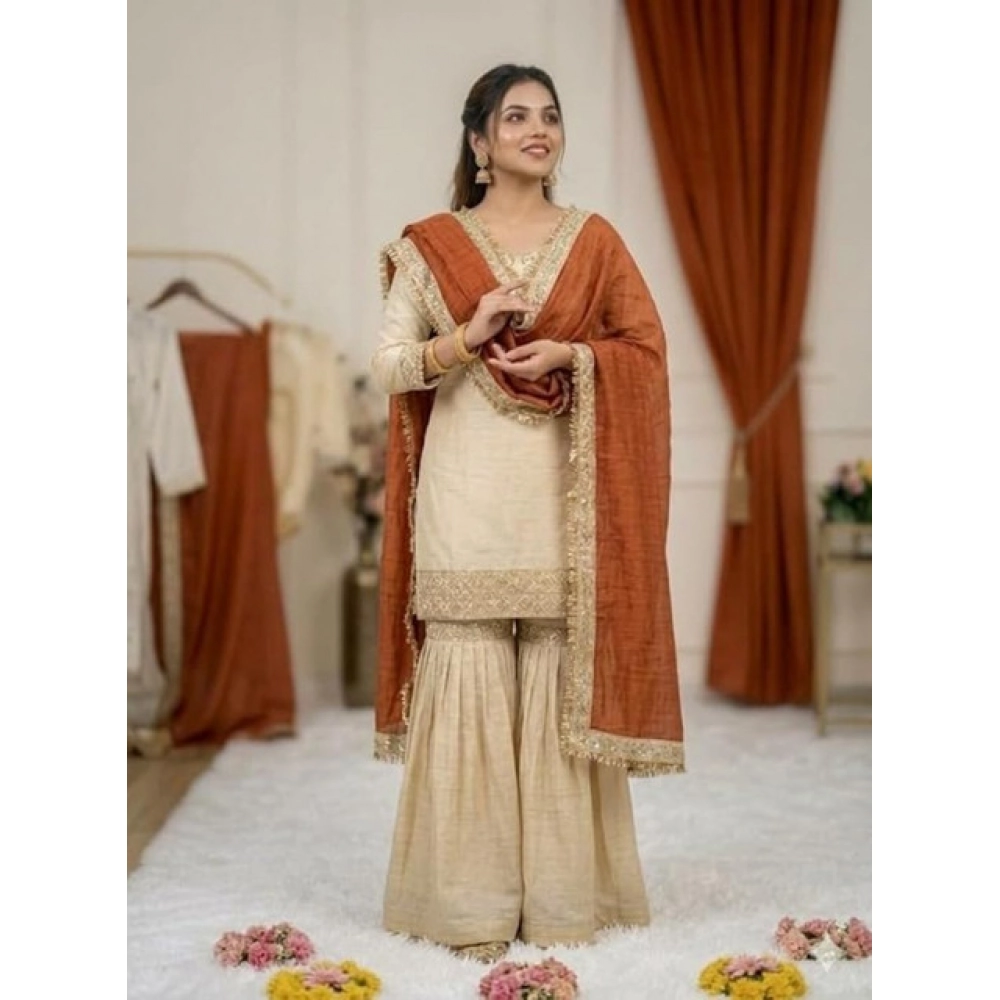 PID-66488-Women-s-Silk-Embroidered-3-4th-Sleeve-Round-Kurti-With-Palazzo-and-Dupatta-Set-Cream-1-1000x1000-1.webp